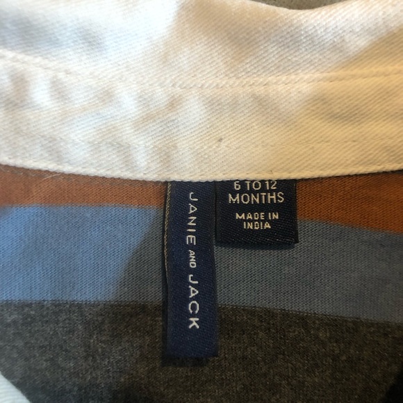 Janie and Jack long sleeve polo - Picture 4 of 4